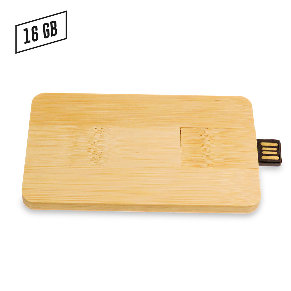 Memoria USB Credit Card Zilda Bamboo